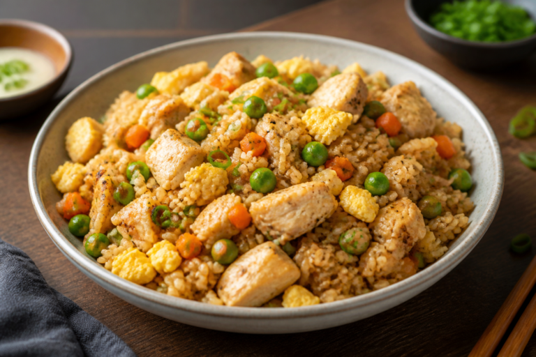 High Protein Chicken Fried Rice – A Satisfying, Simple Weeknight Favorite
