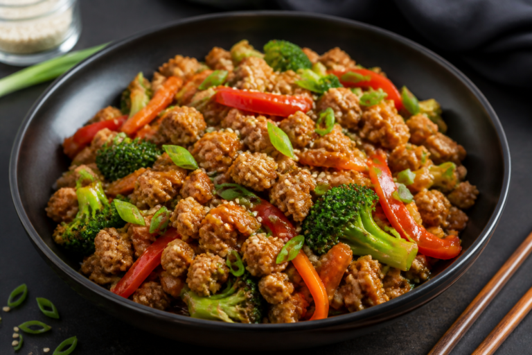 Ground Turkey Teriyaki Stir Fry – A Quick, Flavor-Packed Weeknight Dinner