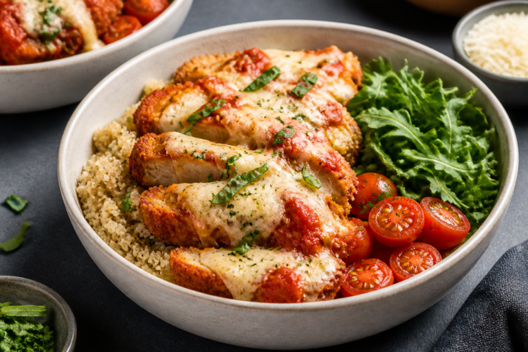 Chicken Parmesan Protein Bowls – A Cozy, High-Protein Weeknight Favorite