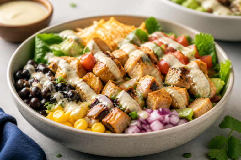 BBQ Ranch Chicken Power Bowls – A Flavor-Packed, Meal-Prep Friendly Favorite