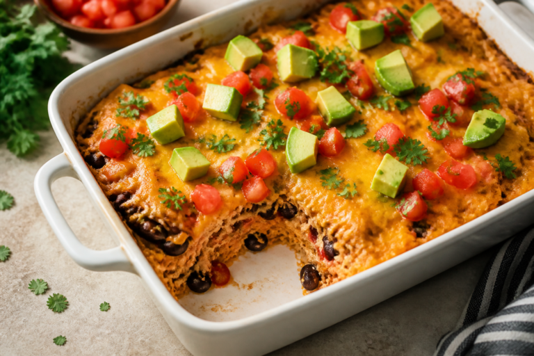 Low Calorie Chicken Taco Casserole – A Light, Flavor-Packed Weeknight Favorite