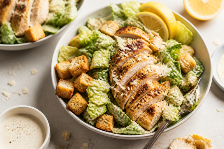 Protein Packed Chicken Caesar Bowls – A Fresh, Satisfying Meal Prep Favorite