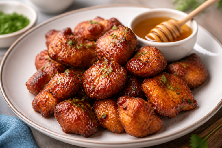 Air Fryer Hot Honey Chicken Bites – Crispy, Sweet, and Spicy