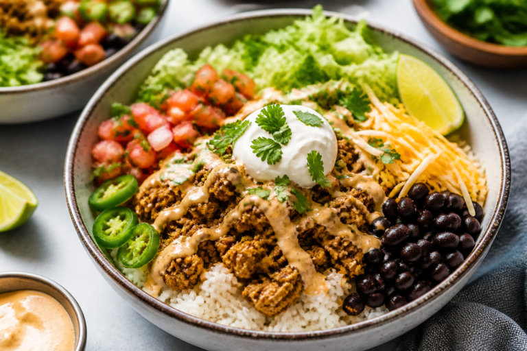 High Protein Street Taco Bowls – A Fresh, Flavor-Packed Meal