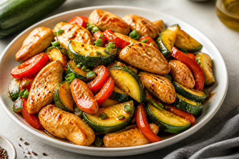 Healthy Chicken Zucchini Stir Fry – Quick, Flavorful, and Light