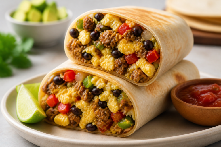 Protein Packed Breakfast Burritos – A Satisfying, Make-Ahead Morning Meal