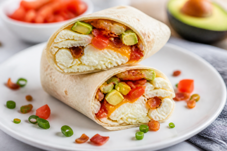 Loaded Egg White Breakfast Wrap – A Fresh, Protein-Packed Start