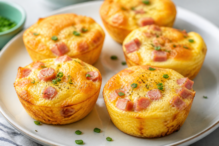 Ham & Cheese Egg Muffins – Easy, Make-Ahead Breakfast Bites