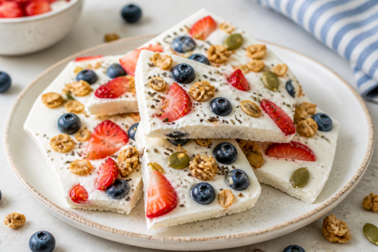 Greek Yogurt Breakfast Bark – A Simple, Crunchy, Make-Ahead Morning Treat