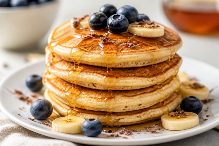 Melt-In-Your-Mouth Protein Pancakes – Fluffy, Easy, and Satisfying
