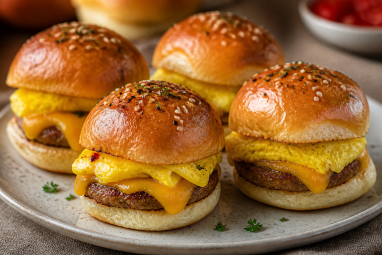 Protein Packed Breakfast Sliders – Easy, Hearty, and Ready Fast