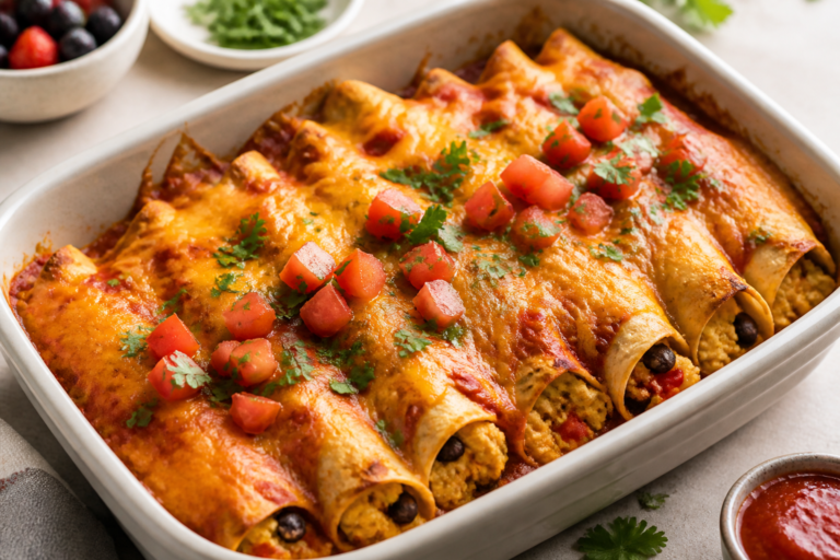 High Protein Breakfast Enchiladas – A Satisfying, Make-Ahead Morning Meal