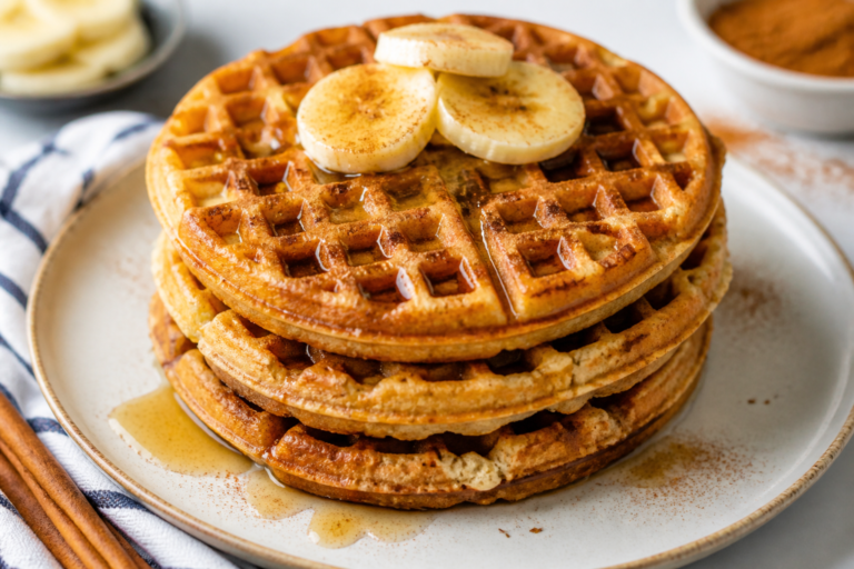 High Protein Cinnamon Protein Waffles – Warm, Cozy, and Seriously Satisfying