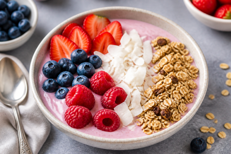 Protein Packed Berry Yogurt Bowl – A Simple, Satisfying Breakfast