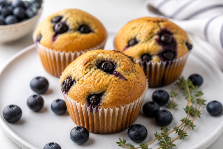 Protein Packed Blueberry Muffins – A Soft, Satisfying Breakfast Treat