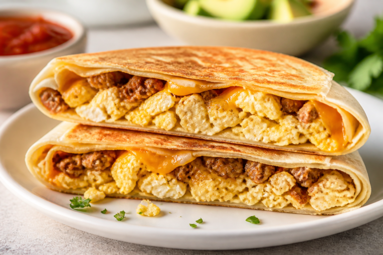 High Protein Breakfast Crunch Wrap – A Satisfying Start to Your Day
