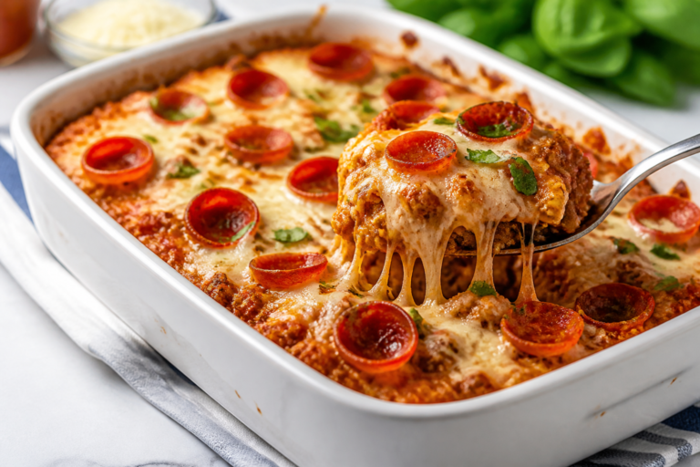 High Protein Pizza Casserole – Comfort Food With a Muscle-Building Twist