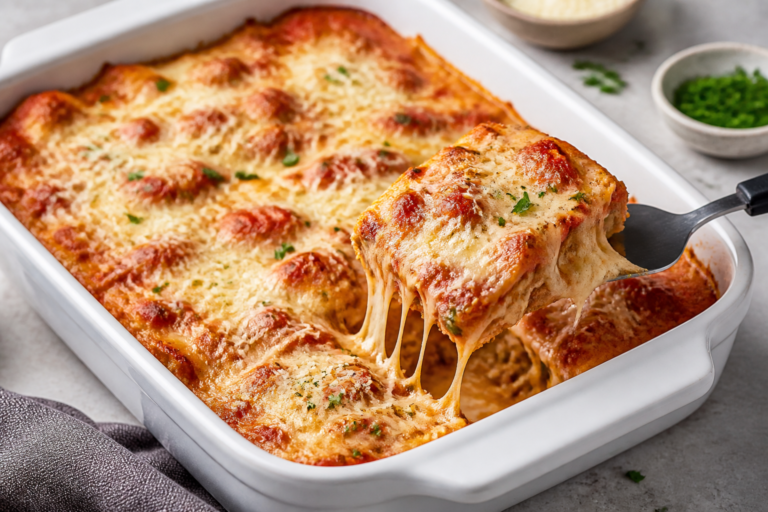 Chicken Parmesan Protein Bake – A Comforting, High-Protein Weeknight Favorite