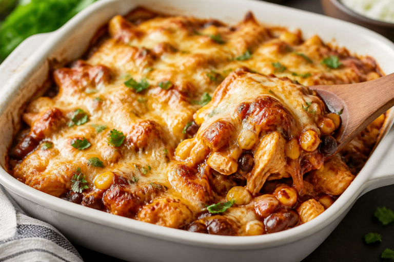 BBQ Chicken Protein Casserole – A Hearty, High-Protein Weeknight Favorite