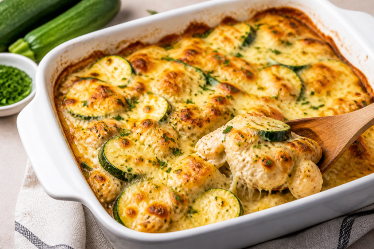 High Protein Chicken Zucchini Bake – A Simple, Satisfying Weeknight Dinner