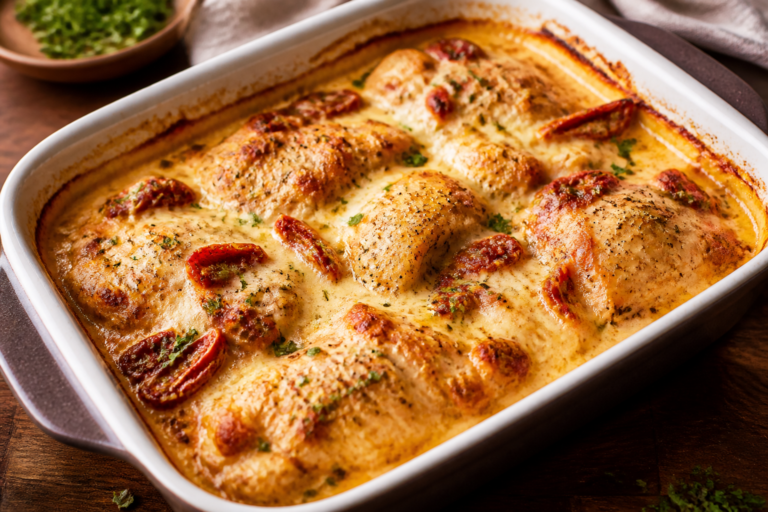 Marry Me Chicken Casserole – Creamy, Cozy, Crowd-Pleasing Comfort