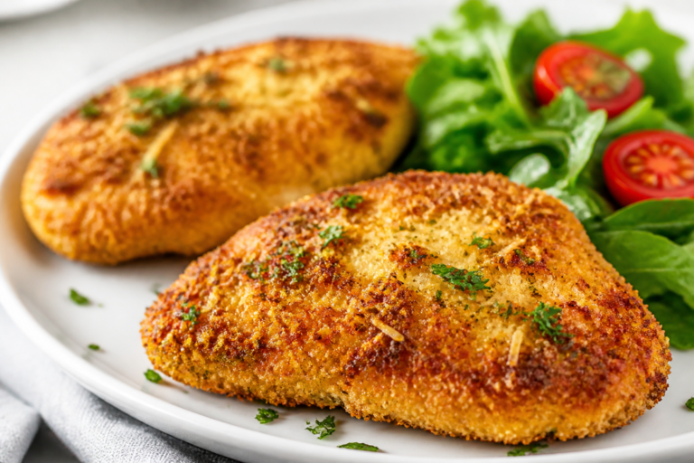 Air Fryer Parmesan Crusted Chicken – Crispy, Juicy, and Easy