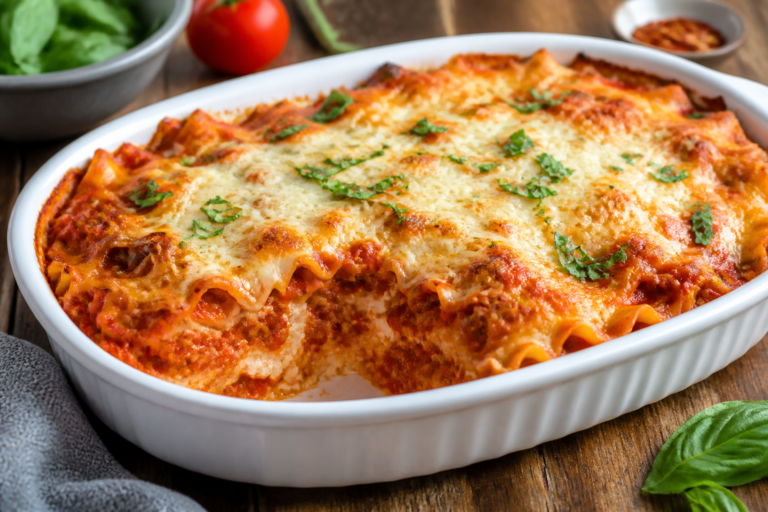 Cottage Cheese Protein Lasagna Bake – Comfort Food With a High-Protein Twist