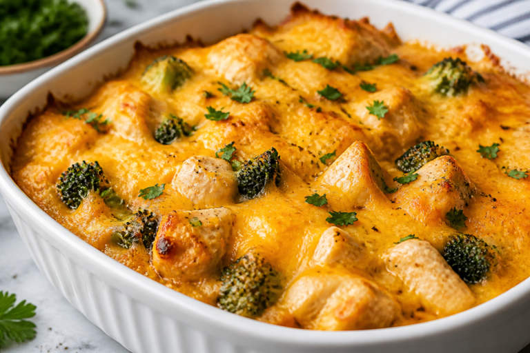 Cheesy Low Carb Chicken Casserole – Comfort Food Without the Carbs