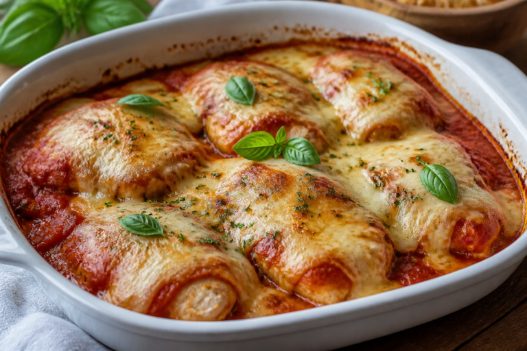 Low Carb Chicken Parmesan Bake – Comfort Food With A Lighter Twist