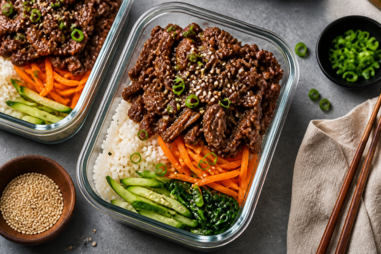 Easy Korean Beef Meal Prep Bowls – Fast, Flavorful, and Budget-Friendly