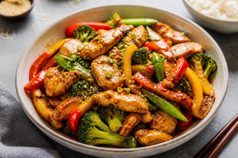 High Protein Chicken Stir Fry – Fast, Flavorful, and Satisfying