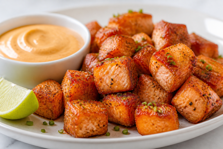 Crispy Salmon Bites With Spicy Mayo – Fast, Flavorful, and Crowd-Pleasing
