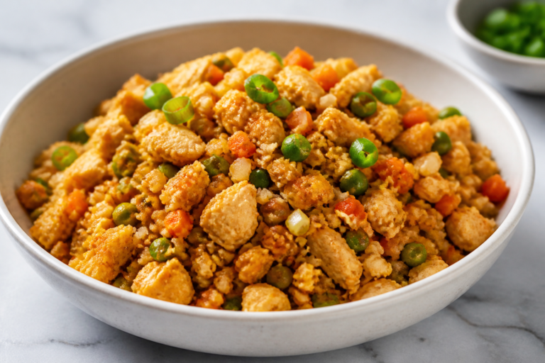Protein Packed Chicken Fried Cauliflower Rice – A Fast, Satisfying Weeknight Favorite