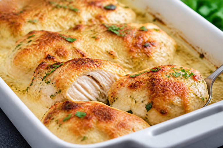 Melt In Your Mouth Ranch Chicken Bake – Creamy, Tender, and Weeknight Easy