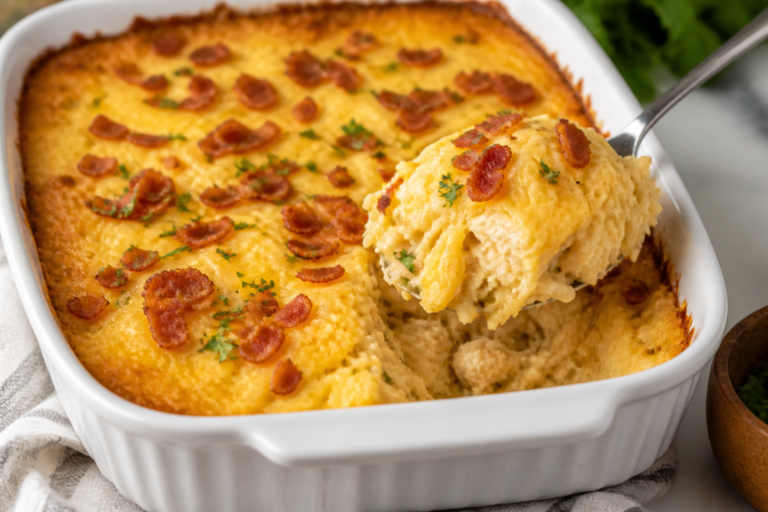 Million Dollar Chicken Casserole – Creamy, Cozy, Crowd-Pleasing Comfort