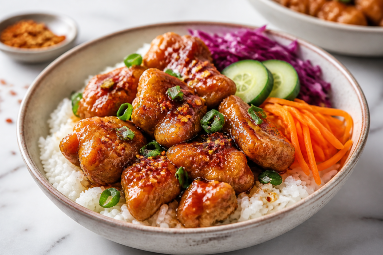 Crispy Hot Honey Chicken Bowls – A Spicy-Sweet Weeknight Favorite