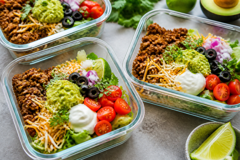 Easy Low Carb Taco Meal Prep Bowls – Flavor-Packed, Make-Ahead Lunches
