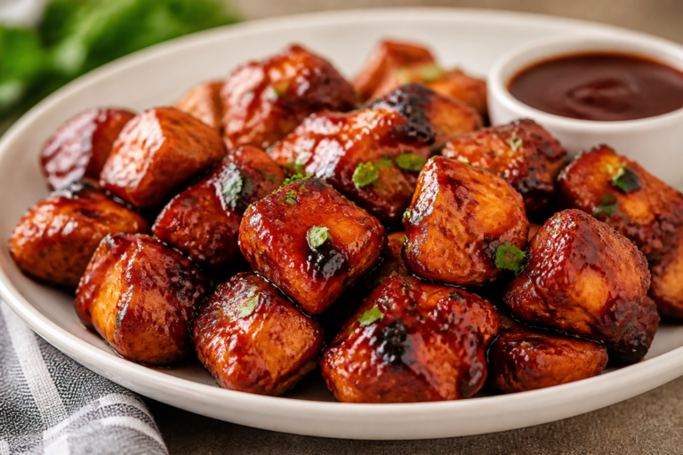 Air Fryer BBQ Chicken Bites – Juicy, Sticky, and Easy