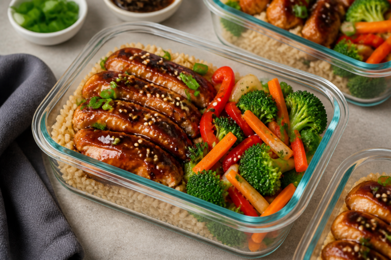 Teriyaki Chicken & Veggie Meal Prep Bowls – Easy, Flavor-Packed, and Ready for the Week