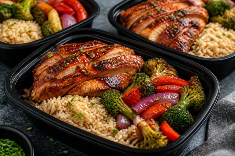 High Protein BBQ Chicken Meal Prep – Easy, Balanced, and Flavor-Packed