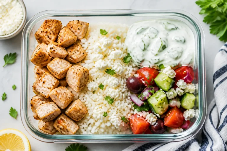 High Protein Greek Chicken Meal Prep – Fresh, Flavorful, and Easy