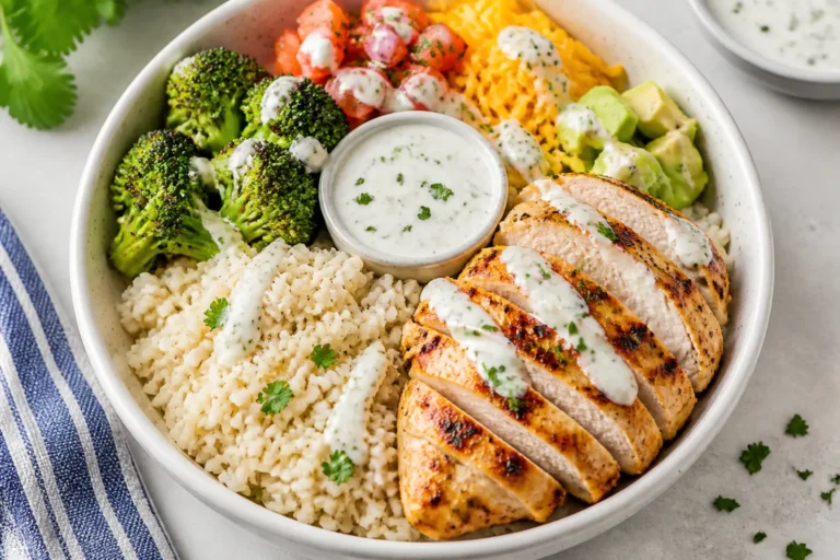 High Protein Ranch Chicken Bowls – A Simple, Satisfying Meal