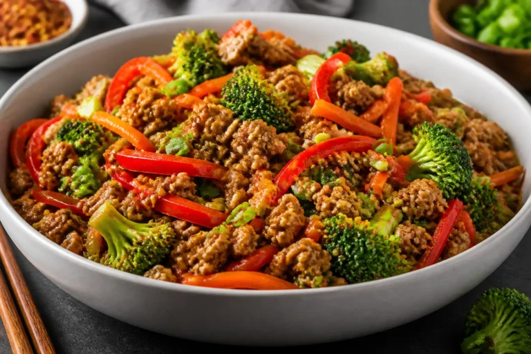 High Protein Ground Turkey Stir Fry – Fast, Flavorful, and Satisfying