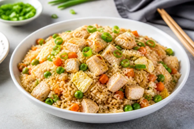 Low Calorie Chicken Fried Rice – A Lighter Take on a Takeout Favorite