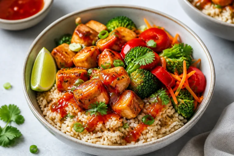High Protein Sweet Chili Chicken Bowls – Simple, Flavor-Packed Meal Prep