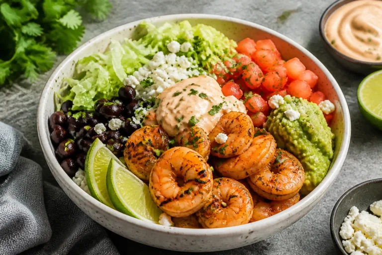 Healthy Shrimp Taco Bowls – Bright, Zesty, and Ready in Minutes