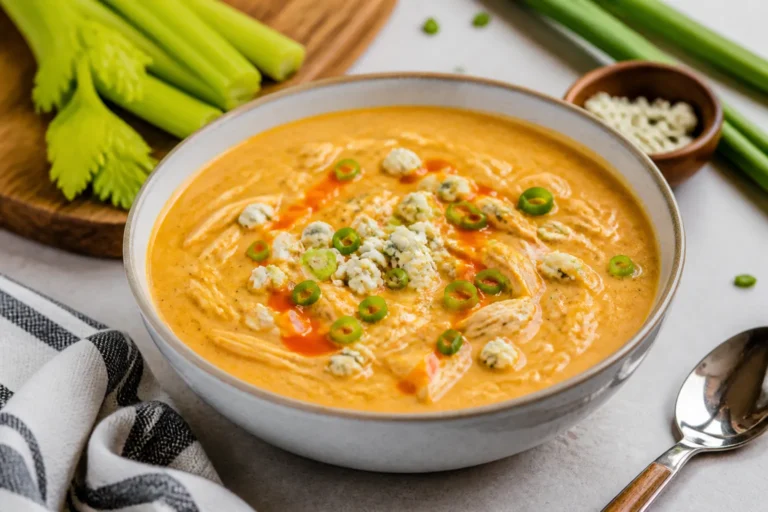 Keto Buffalo Chicken Soup – Spicy, Creamy, And Low-Carb Comfort