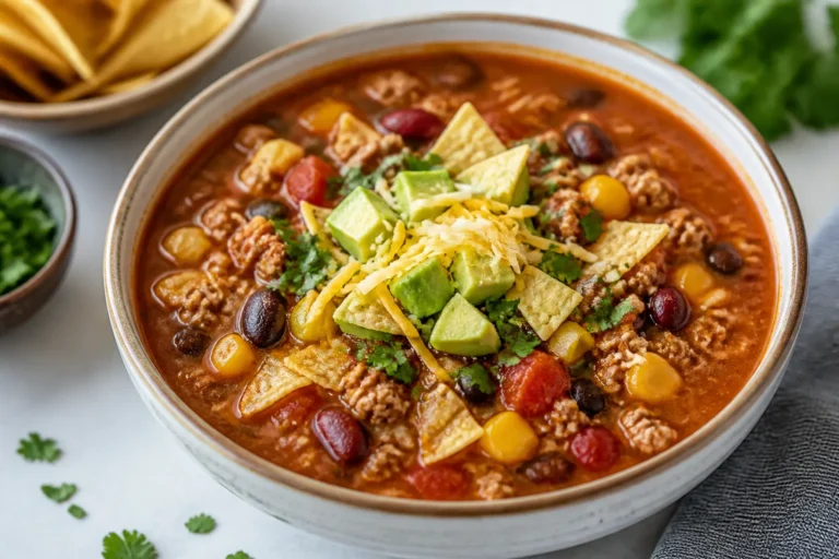 Healthy Ground Turkey Taco Soup – A Simple, Satisfying One-Pot Dinner
