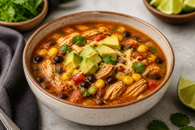 High Protein Mexican Chicken Soup – Comforting, Flavorful, and Satisfying