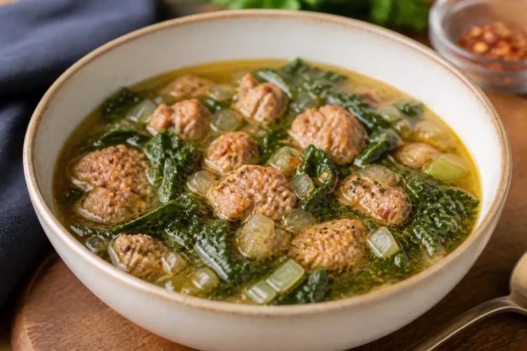 Low Carb Sausage and Kale Soup – Comforting, Hearty, and Easy
